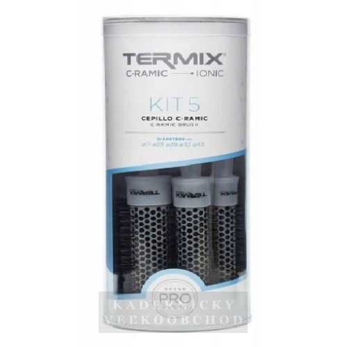 TERMIX C-RAMIC ROUND HAIR BRUSHES PACK